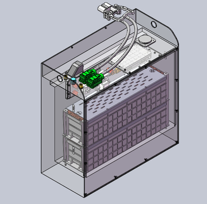 Van het de Vorkheftrucklithium van EIKTO de Bevindende Batterij 12.8v 200Ah