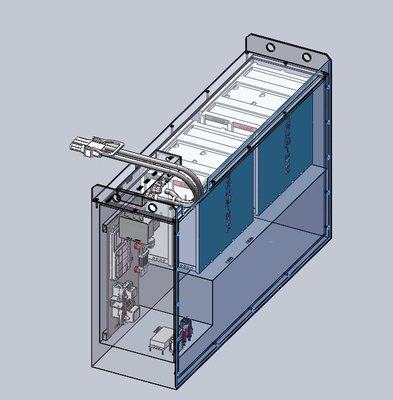 het Lithiumbatterij van 51.2V 300Ah Lifep04 met Batterij Verwarmingssysteem