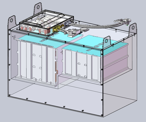 80v300ah van de het Fosfaatbatterij van het lithiumijzer het Pakgraafwerktuig Lithium Battery