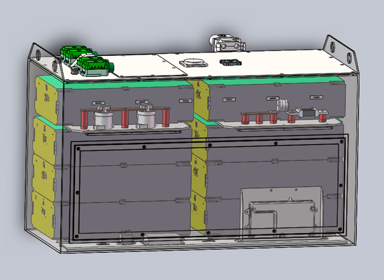 Geen van het de Machtspak van het Tegengewichtlithium van de het Lithiumbatterij Systeem 51.2v405ah