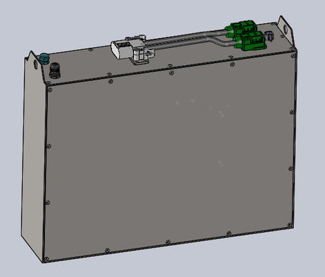 het Graafwerktuig Battery Lithium Battery 700mmx170mmx564mm van 25.6V 210Ah