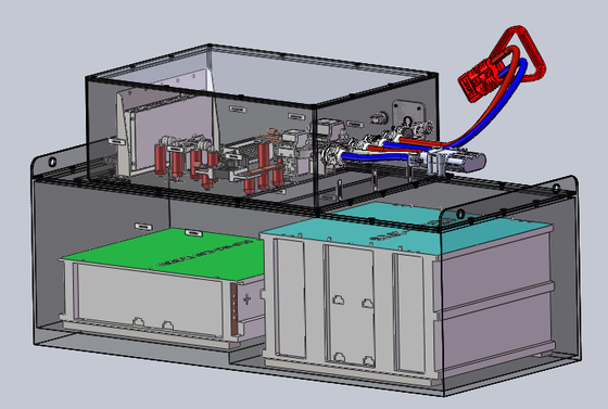 76.8v135ah van het de Ladingsvoertuig van de laderbatterij Aangepast de Batterijsysteem