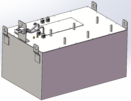 van het de Vorkheftrucklithium van 48V 405Ah Stroom van de de Batterij de Ononderbroken Lossing 1C